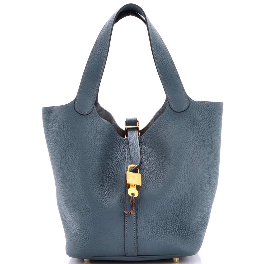 Hermes MM Picotin Lock Bag Clemence